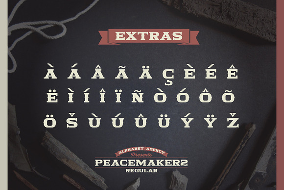 PEACEMAKER FONT SERIES in Display Fonts - product preview 6