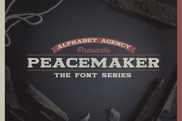 PEACEMAKER FONT SERIES in Display Fonts - product preview 12