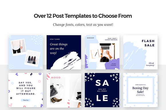 Instagram Post Templates Canva Tribe in Instagram Templates - product preview 1