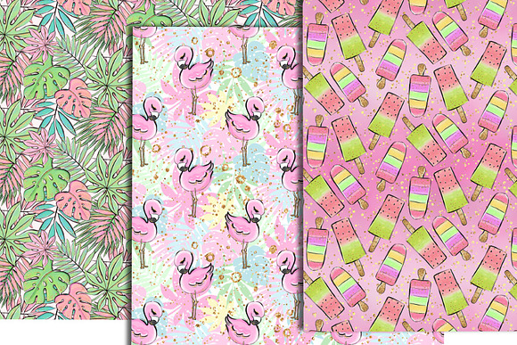 Cute Summer Digital Patterns in Patterns - product preview 1