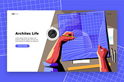 Architect Life - Banner&Landing Page