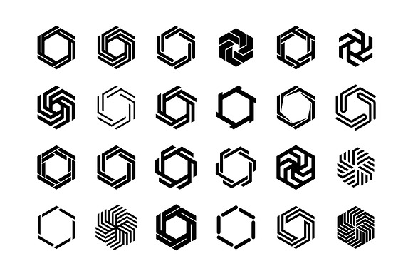 Hexagonal Shapes & Patterns in Patterns - product preview 1