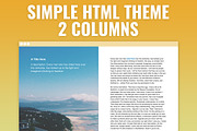 Fifty Fifty - Simple HTML Template