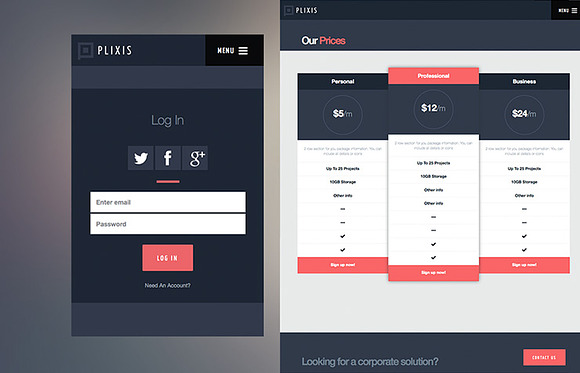 Plixis - Multipurpose Theme in Bootstrap Themes - product preview 1