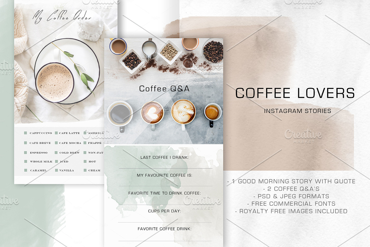 Insta Stories | Coffee Lovers in Instagram Templates - product preview 8