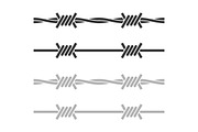 Seamless Barbed Wire Set