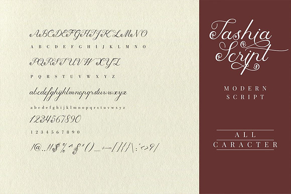Tashia in Script Fonts - product preview 10