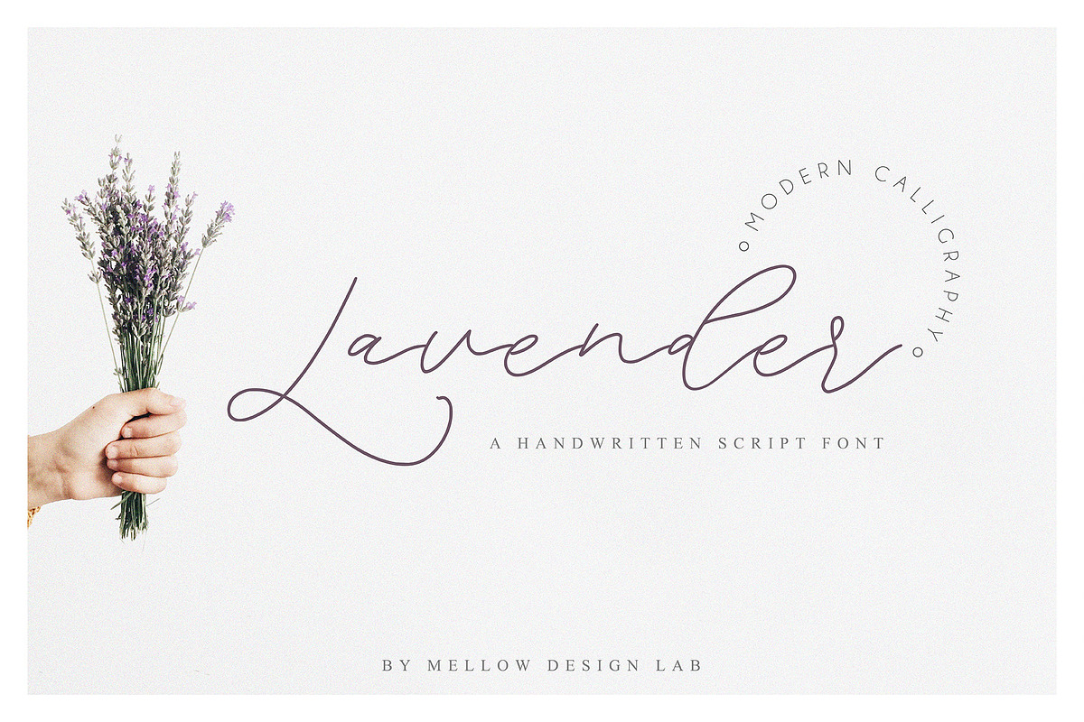 Lavender Script in Script Fonts - product preview 8