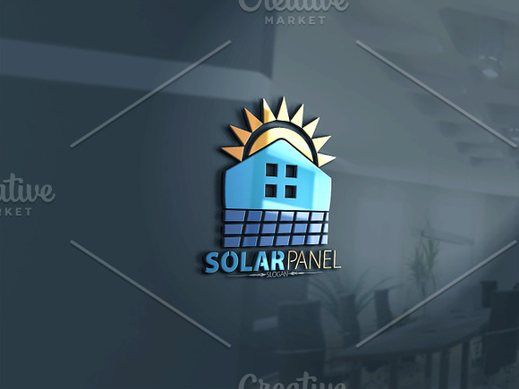 Solar Panel Logo in Logo Templates - product preview 1