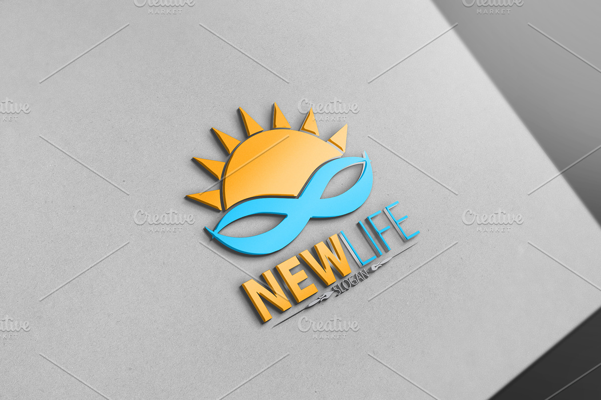 New Life Logo in Logo Templates - product preview 8