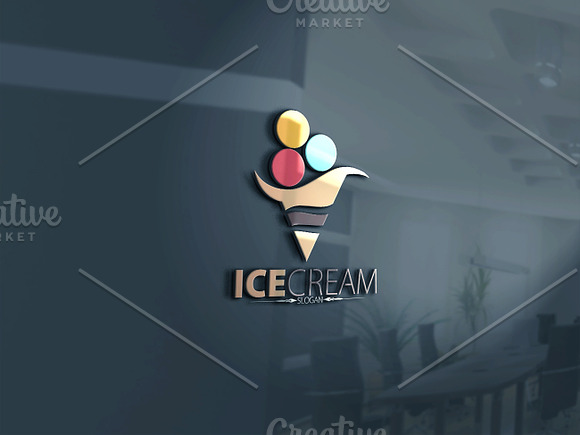 Ice Cream Logo in Logo Templates - product preview 4