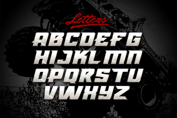 Monster Truck Font in Display Fonts - product preview 1
