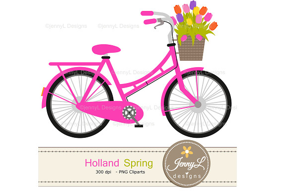 Holland Spring Digital Papers & Clip in Patterns - product preview 5