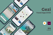 Gezi Travel App UI Kit