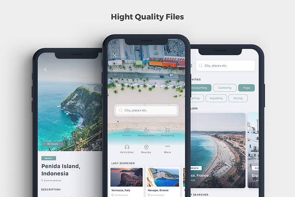 Gezi Travel App UI Kit in UI Kits and Libraries - product preview 1