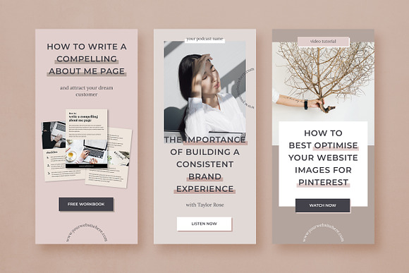 Pinterest Marketing Pack | Photoshop in Pinterest Templates - product preview 4
