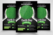 Earth Day Celebration Flyer Template