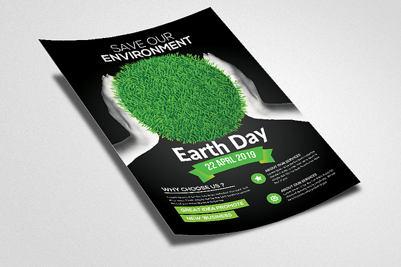 Earth Day Celebration Flyer Template in Invitation Templates - product preview 1