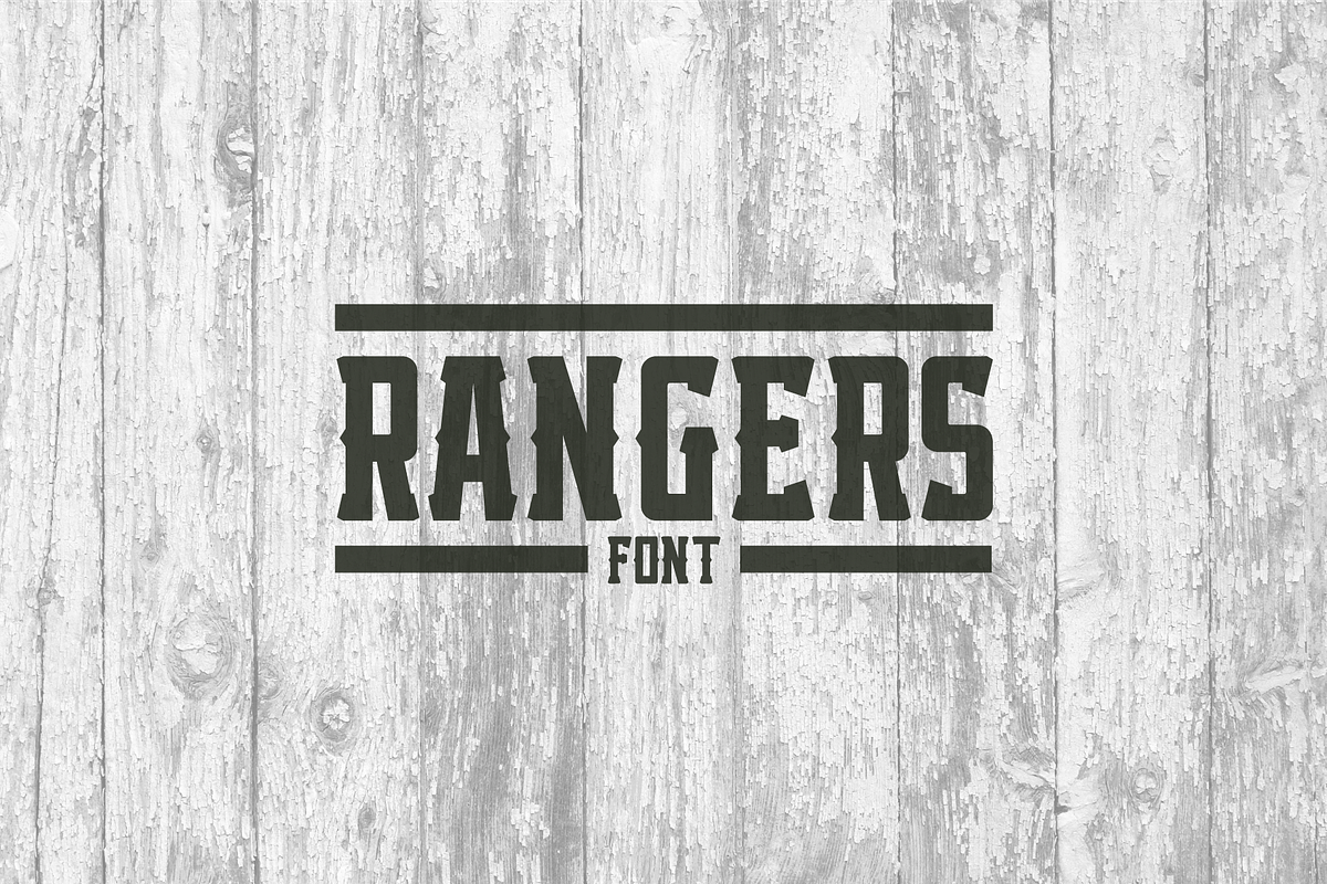 RANGERS FONT in Display Fonts - product preview 8