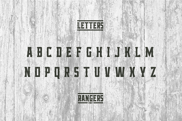 RANGERS FONT in Display Fonts - product preview 1