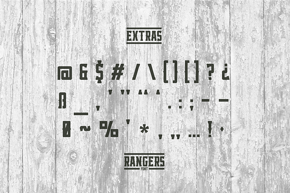 RANGERS FONT in Display Fonts - product preview 2