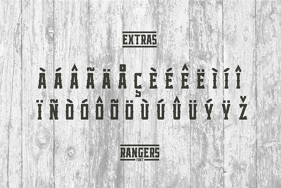 RANGERS FONT in Display Fonts - product preview 3