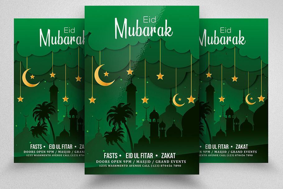 Ramadan Holy Flyer templates in Invitation Templates - product preview 8