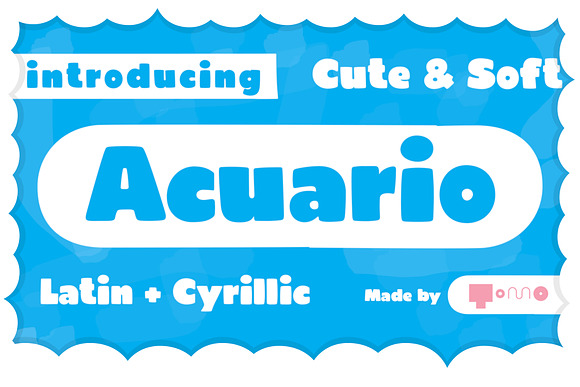 TOMO Acuario in Display Fonts - product preview 6