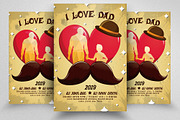 Father's Day New Psd Flyer Template