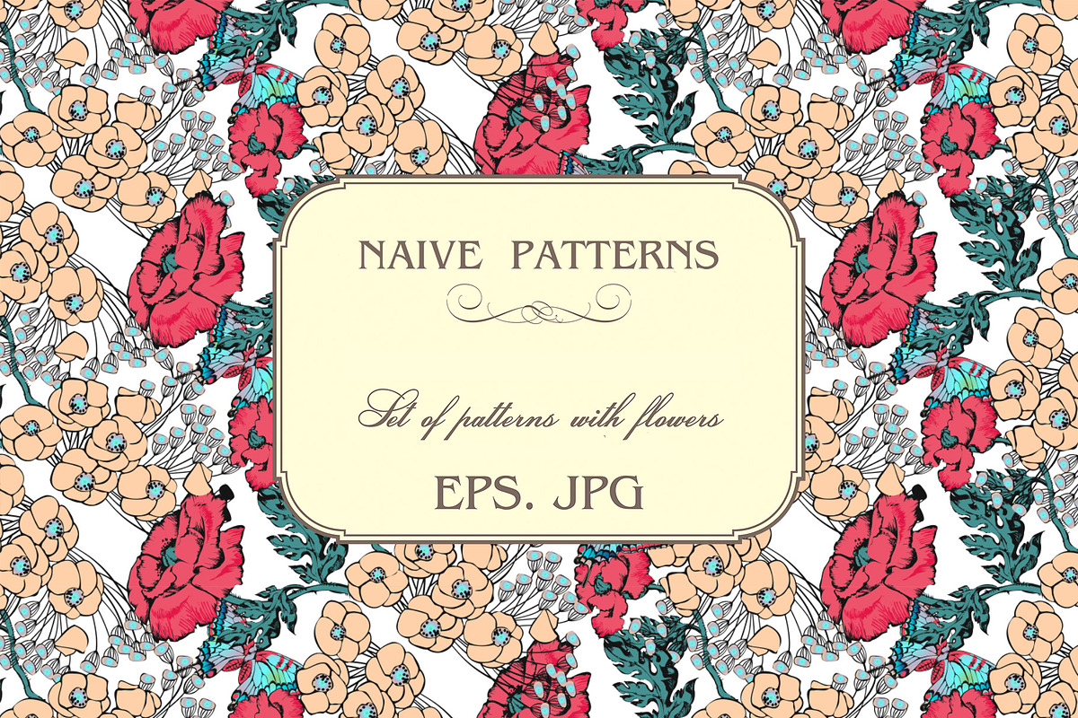 Blossom. Seamless pattern in Patterns - product preview 8
