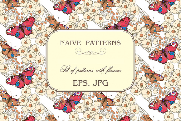Blossom. Seamless pattern in Patterns - product preview 1