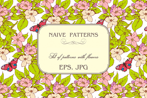 Blossom. Seamless pattern in Patterns - product preview 2