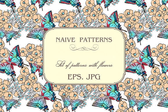Blossom. Seamless pattern in Patterns - product preview 3