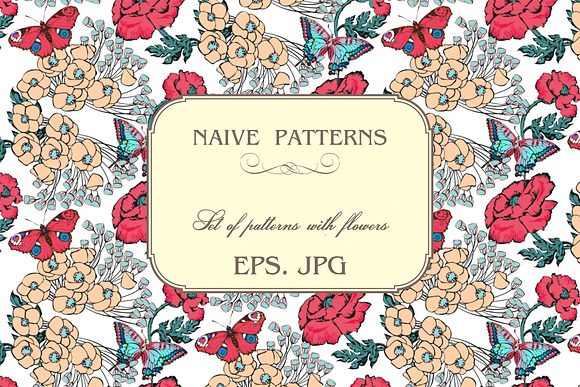 Blossom. Seamless pattern in Patterns - product preview 6