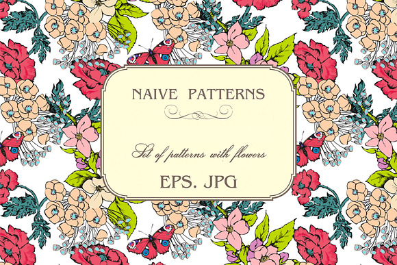 Blossom. Seamless pattern in Patterns - product preview 7