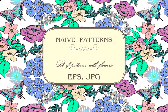 Blossom. Seamless pattern in Patterns - product preview 9