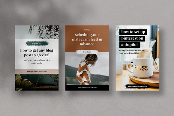 Pinterest Marketing Pack | Photoshop in Pinterest Templates - product preview 4