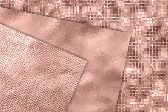 Rose Gold Digital Paper in Textures - product preview 2