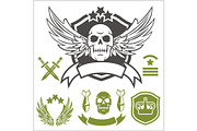 Special unit military patches