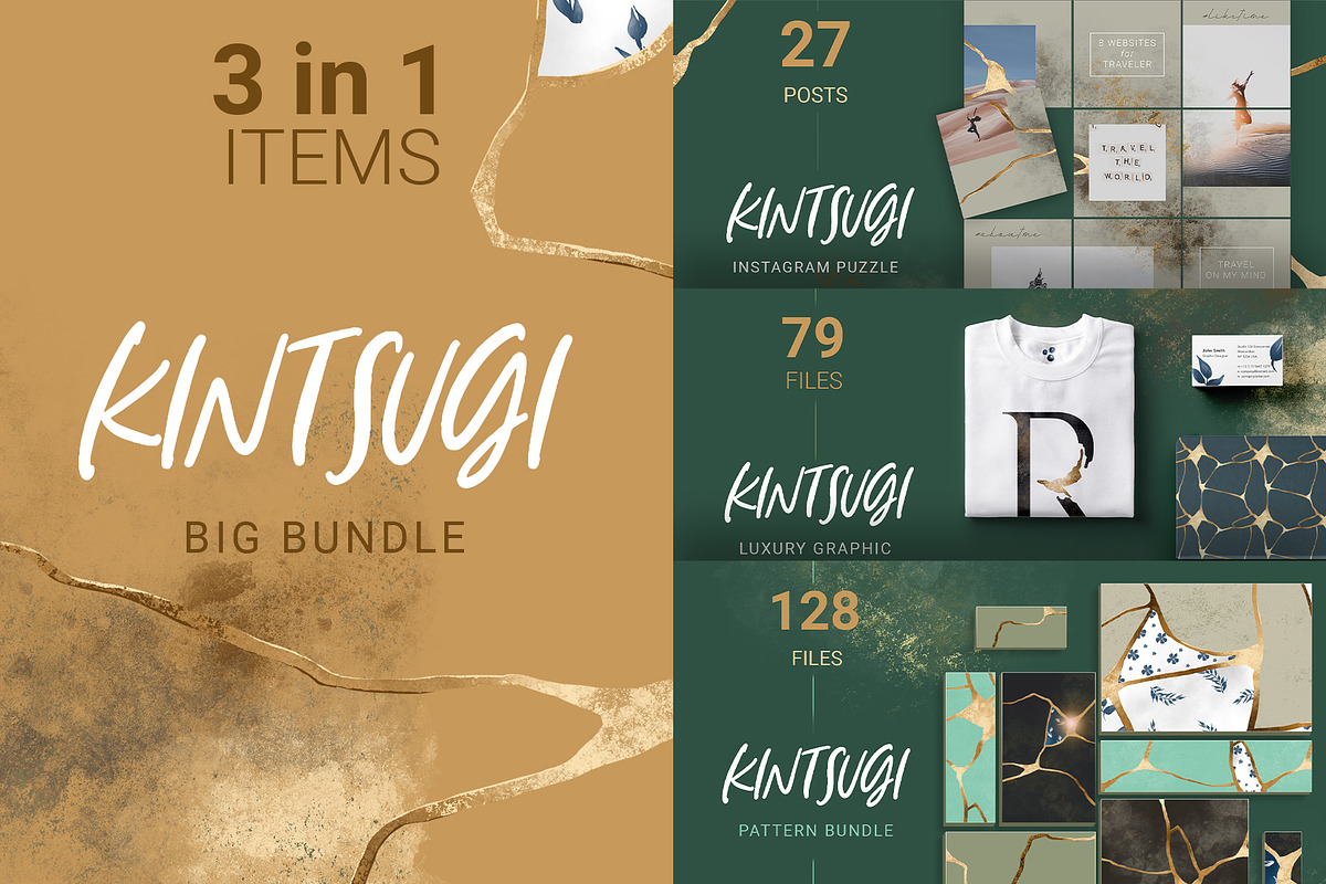 33% OFF Sale Kintsugi Bundle in Illustrations - product preview 8