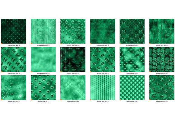 Emerald Jewels Digital Paper in Textures - product preview 3