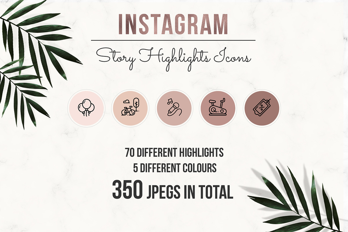 Nude Story Instagram Highlights in Instagram Templates - product preview 8