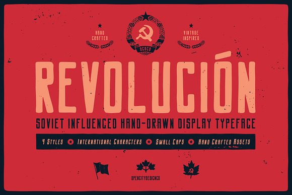Revolución in Display Fonts - product preview 7
