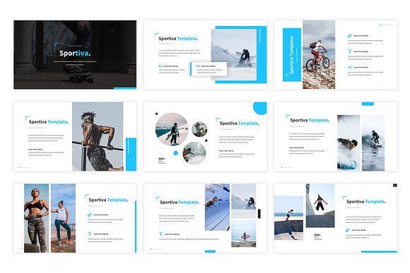 Sportiva Keynote Template in Keynote Templates - product preview 1