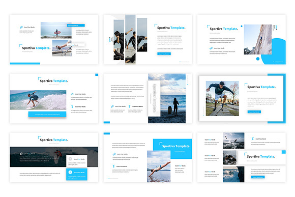Sportiva Keynote Template in Keynote Templates - product preview 3