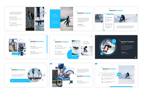Sportiva Keynote Template in Keynote Templates - product preview 4