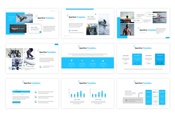 Sportiva Keynote Template in Keynote Templates - product preview 5