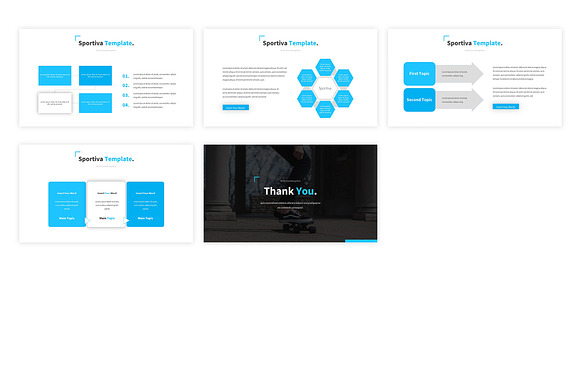 Sportiva Keynote Template in Keynote Templates - product preview 6