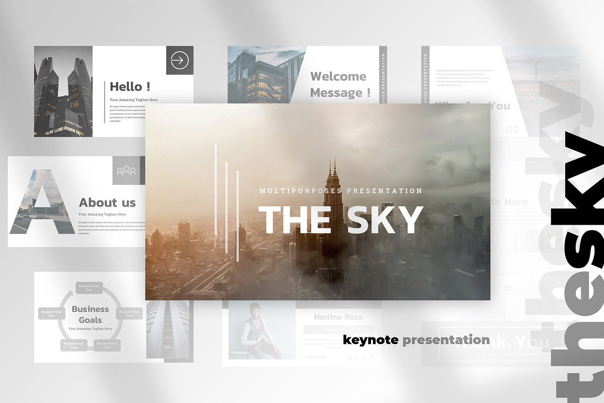 The Sky - Keynote Presentation in Keynote Templates - product preview 8