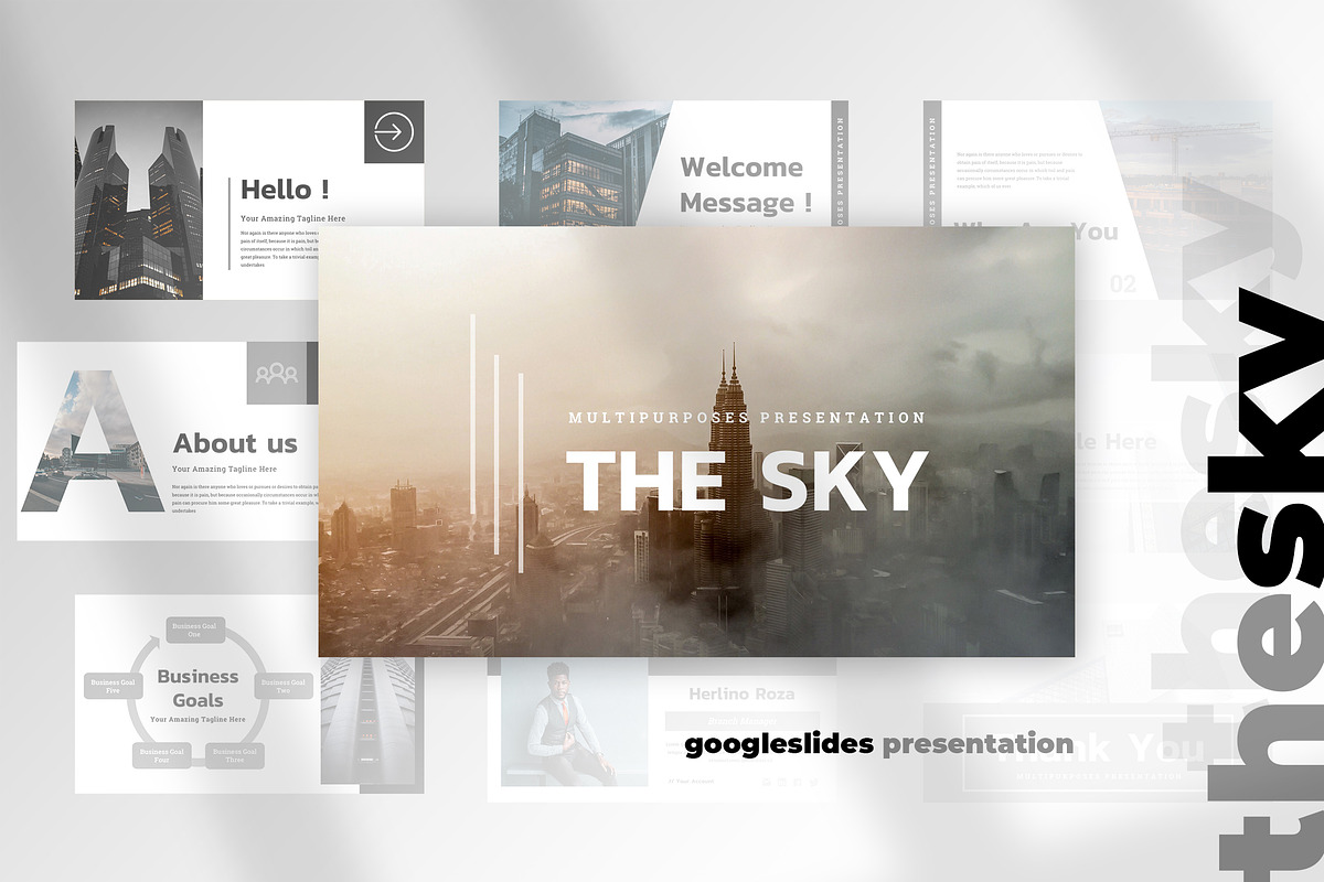 The Sky - Google Slides Presentation in Google Slides Templates - product preview 8